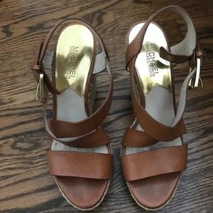Michael Kors Brown Wedges